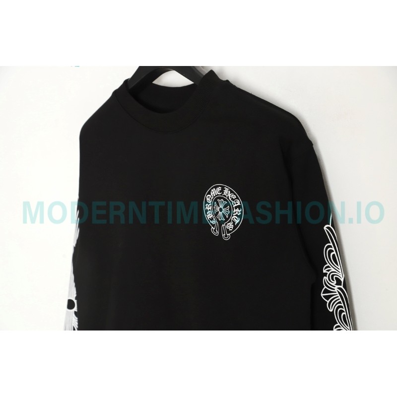 Chrome Hearts - 23FW Kirin Arms Printed Round Neck Hoodie
