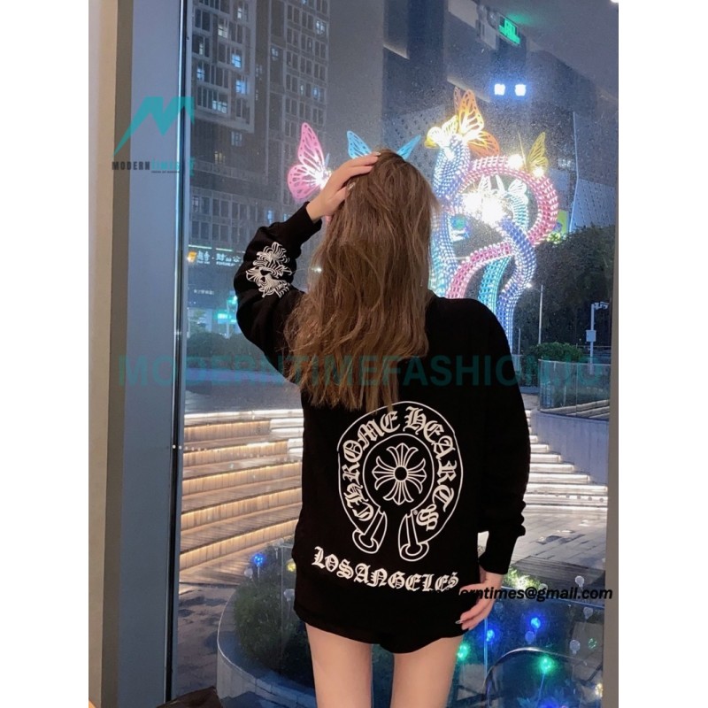 Chrome Hearts - 23FW Kirin Arms Printed Round Neck Hoodie