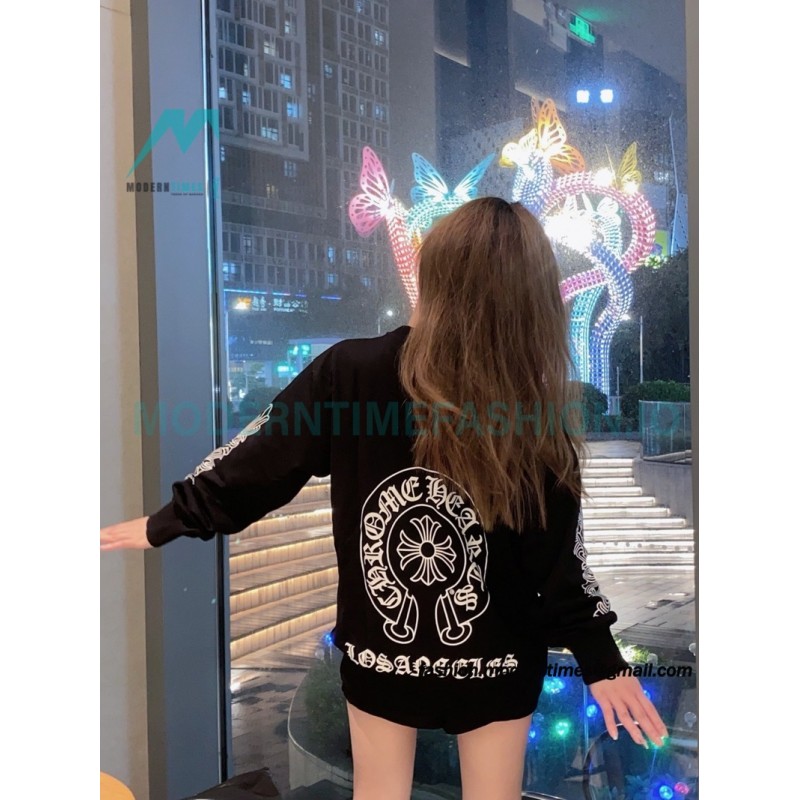 Chrome Hearts - 23FW Kirin Arms Printed Round Neck Hoodie