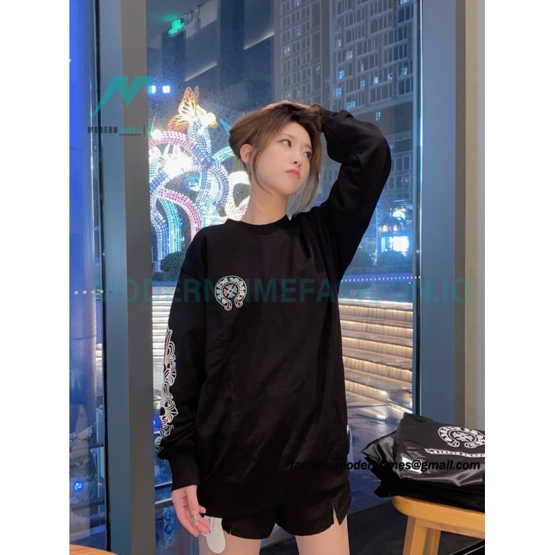 Chrome Hearts - 23FW Kirin Arms Printed Round Neck Hoodie