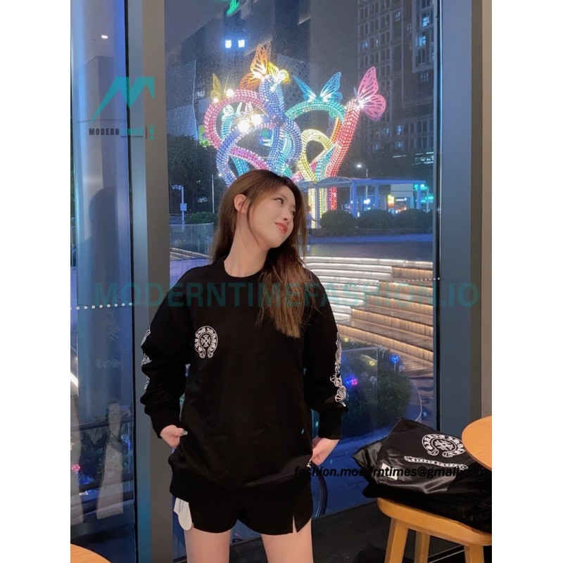 Chrome Hearts - 23FW Kirin Arms Printed Round Neck Hoodie