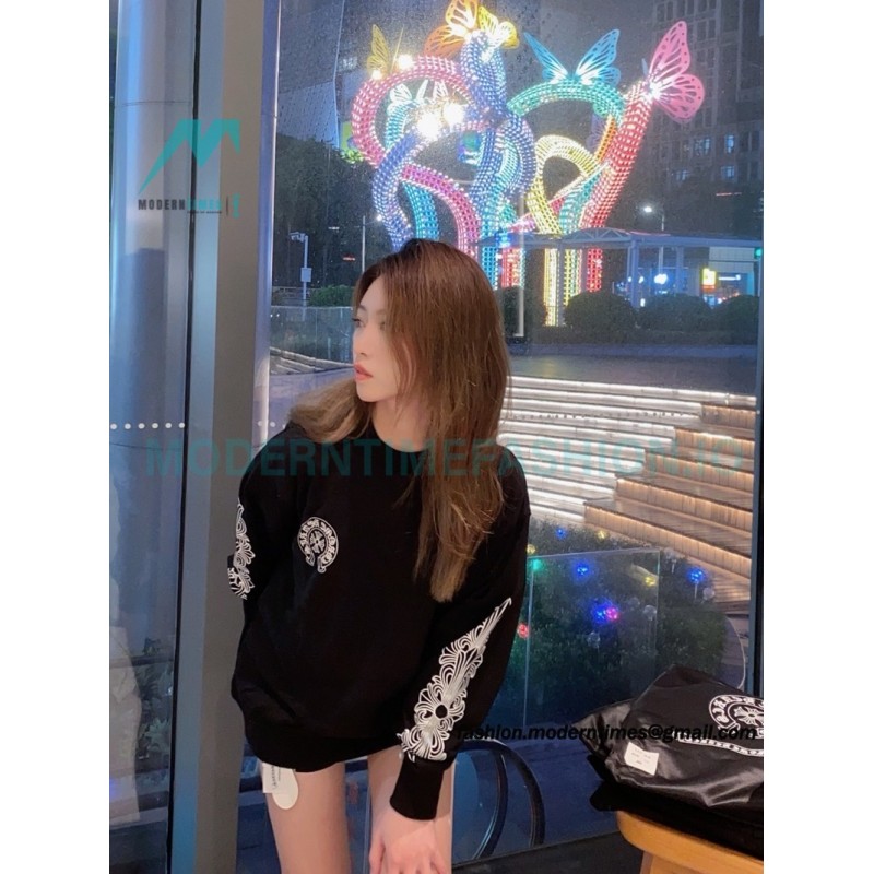 Chrome Hearts - 23FW Kirin Arms Printed Round Neck Hoodie
