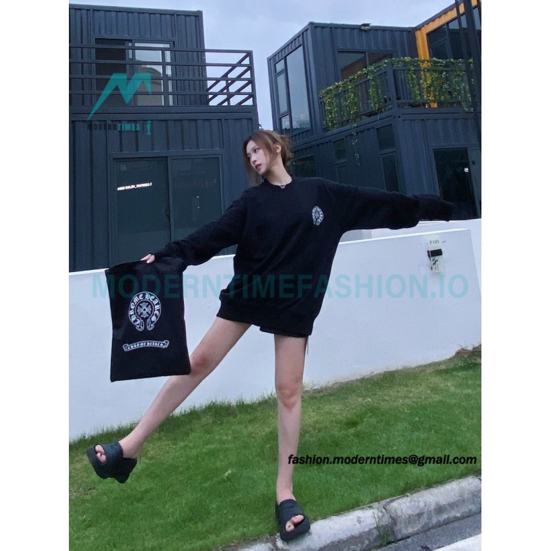 Chrome Hearts - 23FW Rainbow String Label Round Neck Hoodie
