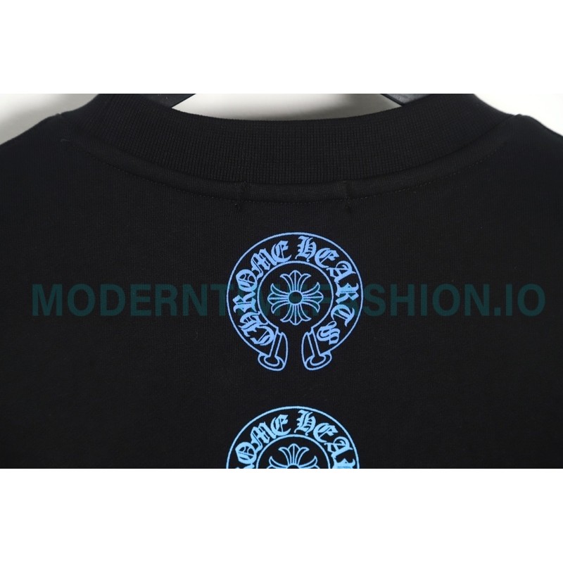 Chrome Hearts - 23FW Rainbow String Label Round Neck Hoodie