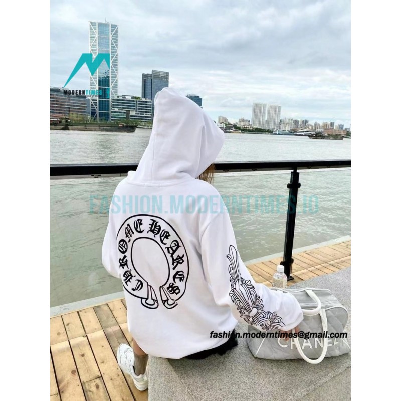 Chrome Hearts - 22FW Nack Large Horseshoe Zipper Coat