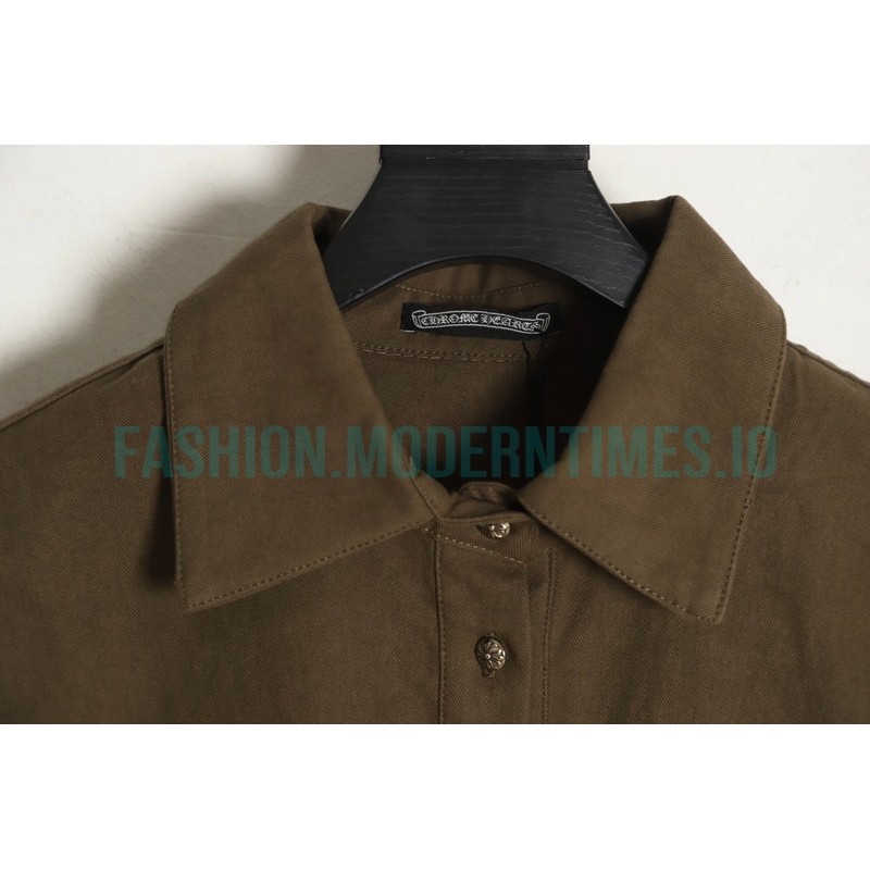 Chrome Hearts - Leather Label Shirt