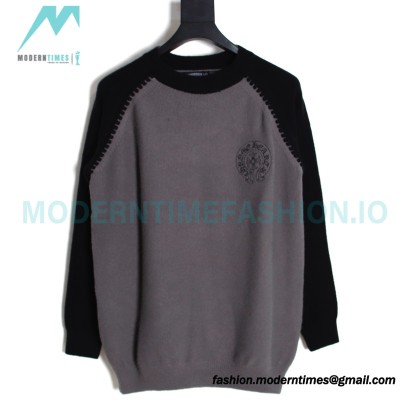 Chrome Hearts - 2023SS Horseshoe Shoulder Knit Embroidered Sweater