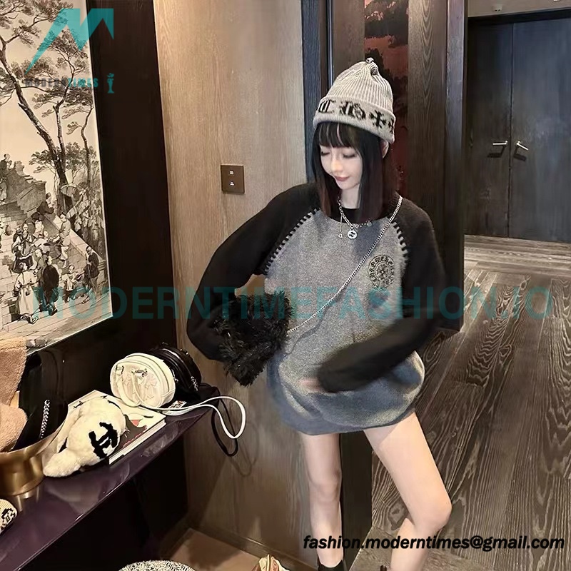 Chrome Hearts - 2023SS Horseshoe Shoulder Knit Embroidered Sweater