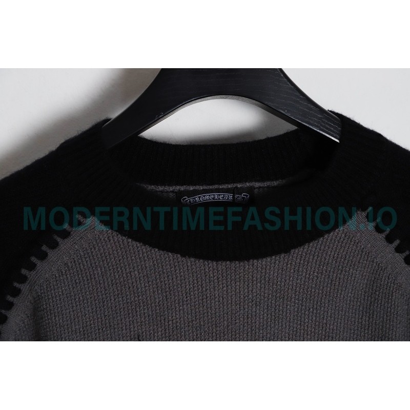 Chrome Hearts - 2023SS Horseshoe Shoulder Knit Embroidered Sweater