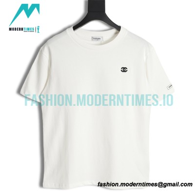 Chanel - 21ss Small Embroidered Short Sleeve T-shirt