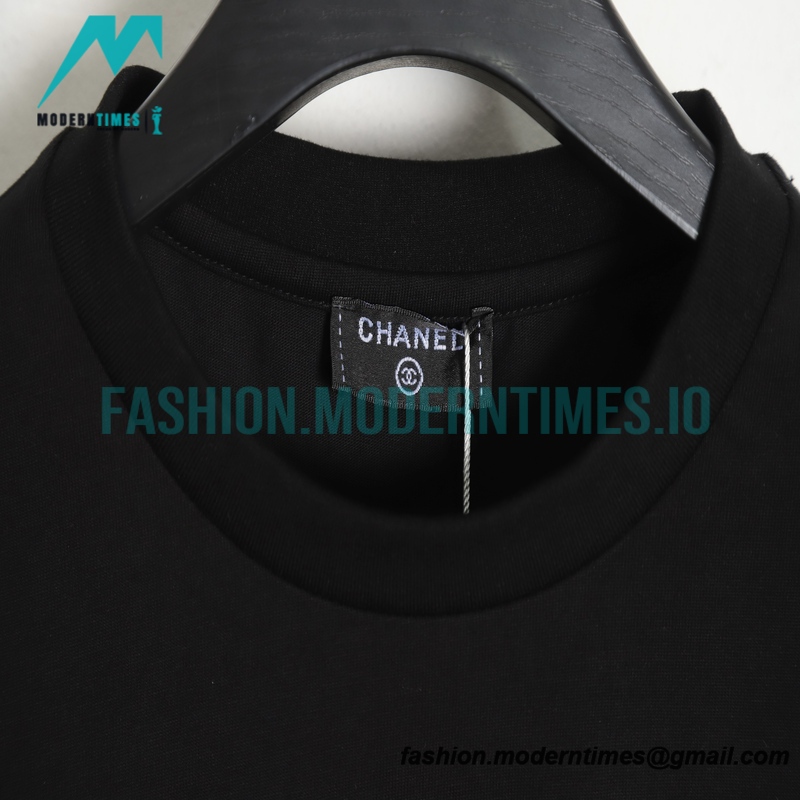 Chanel - 22ss Double C Embroidery Short Sleeve T-shirt