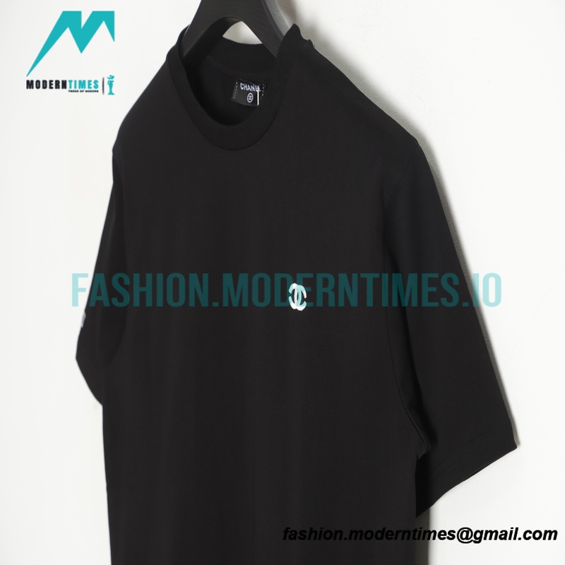 Chanel - 22ss Double C Embroidery Short Sleeve T-shirt