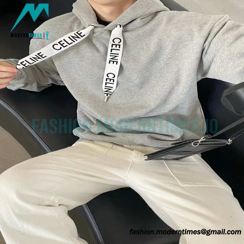 Celine - Strap-lettered Hoodie