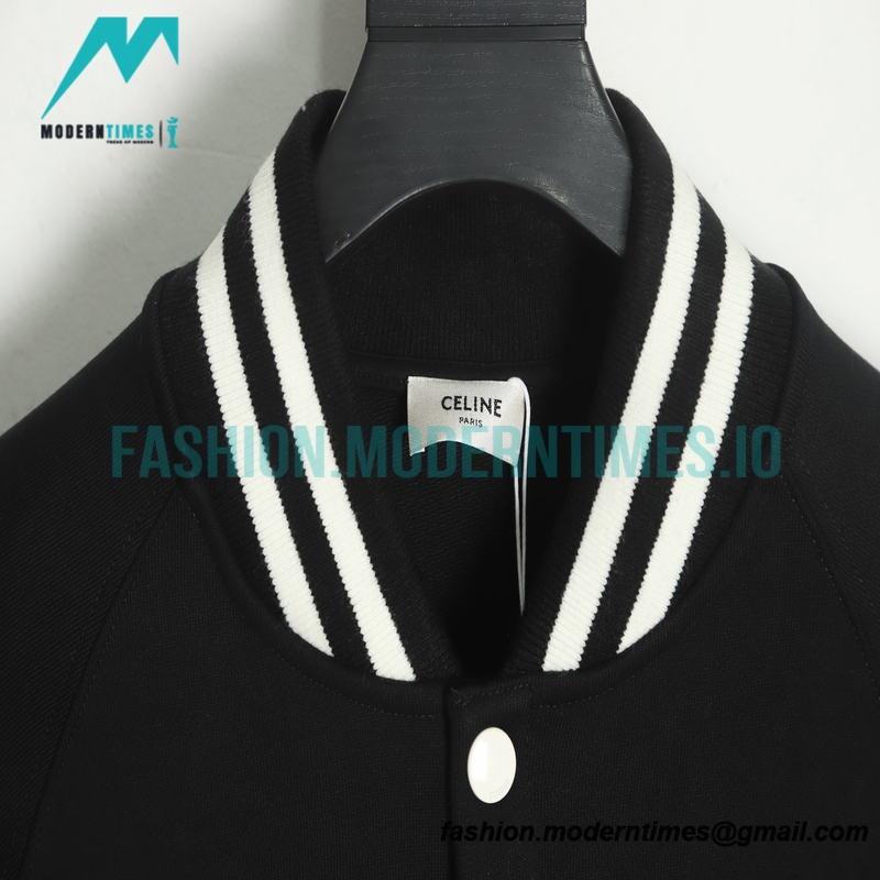 Celine - 22FW Towel Embroidered Words Baseball Uniform
