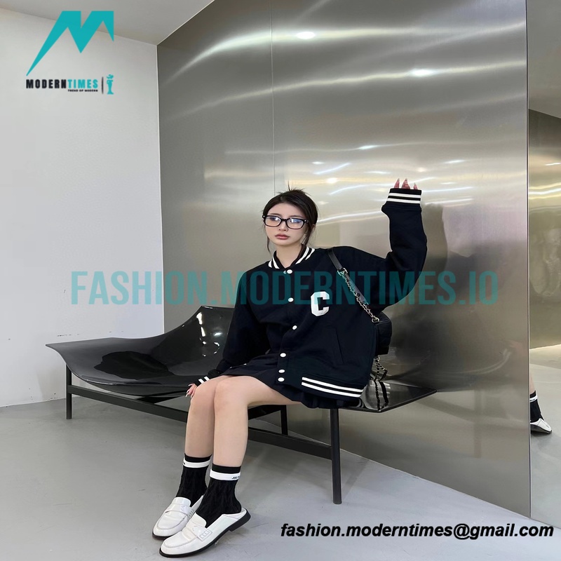 Celine - 22FW Towel Embroidered Words Baseball Uniform