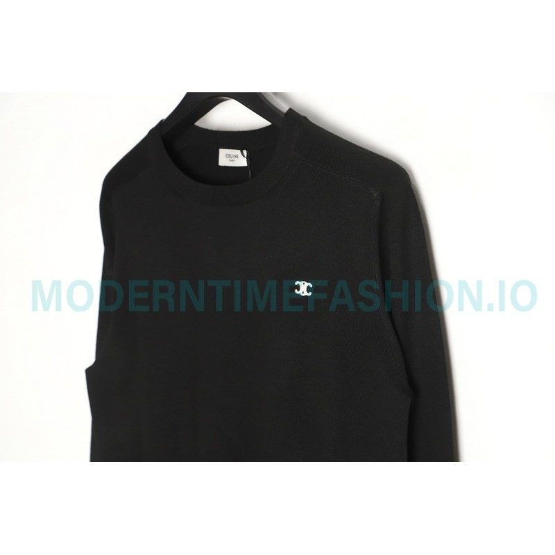 Celine - 23 New Arcde Triomphe Striped Embroidered Sweater