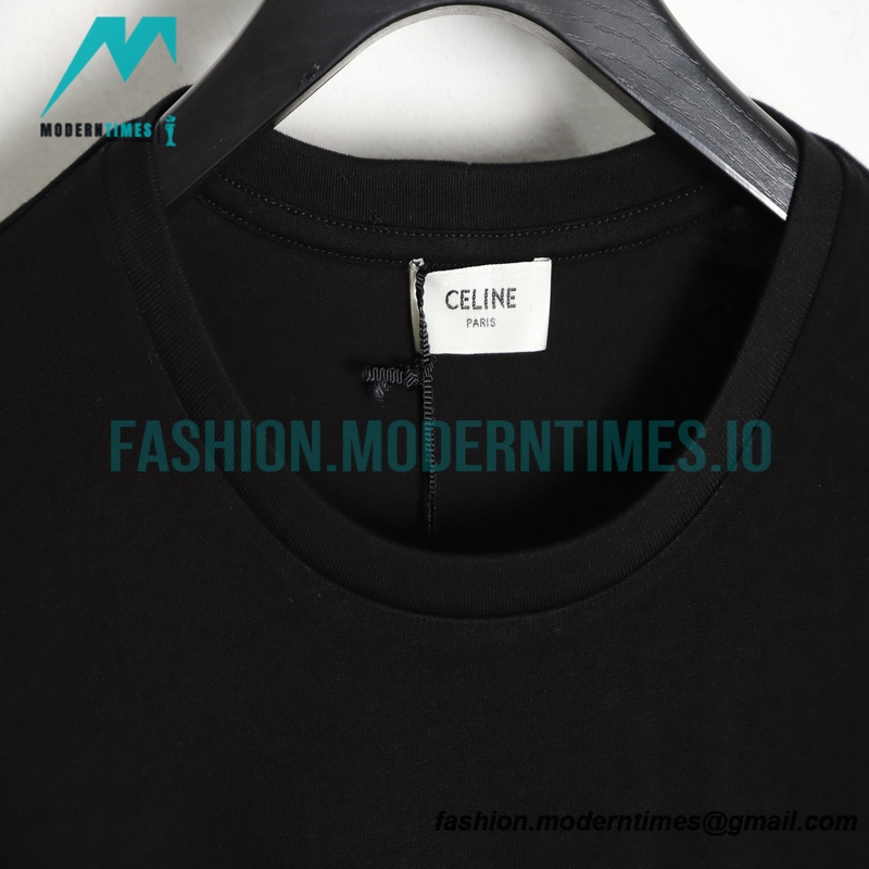 Celine - 23SS Oil Coconut Print Short Sleeve T-shirt