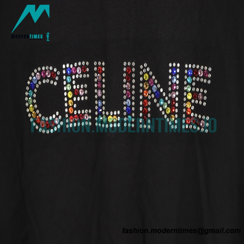 Celine - 23SS Color Diamond Monogram Short Sleeve T-shirt