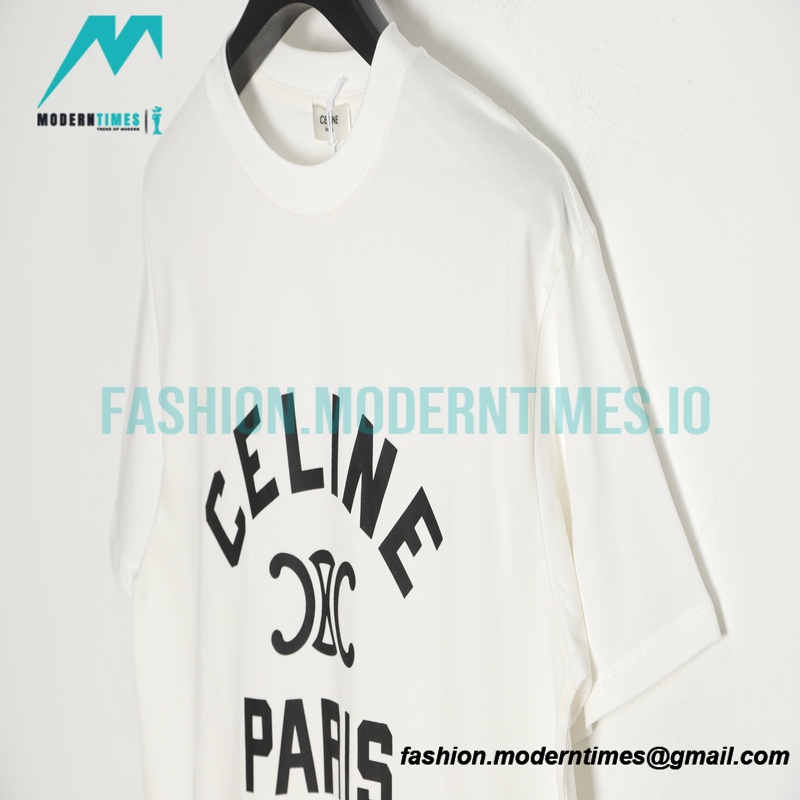 Celine - 2023 New Style Printed Monogram Short Sleeve T-shirt