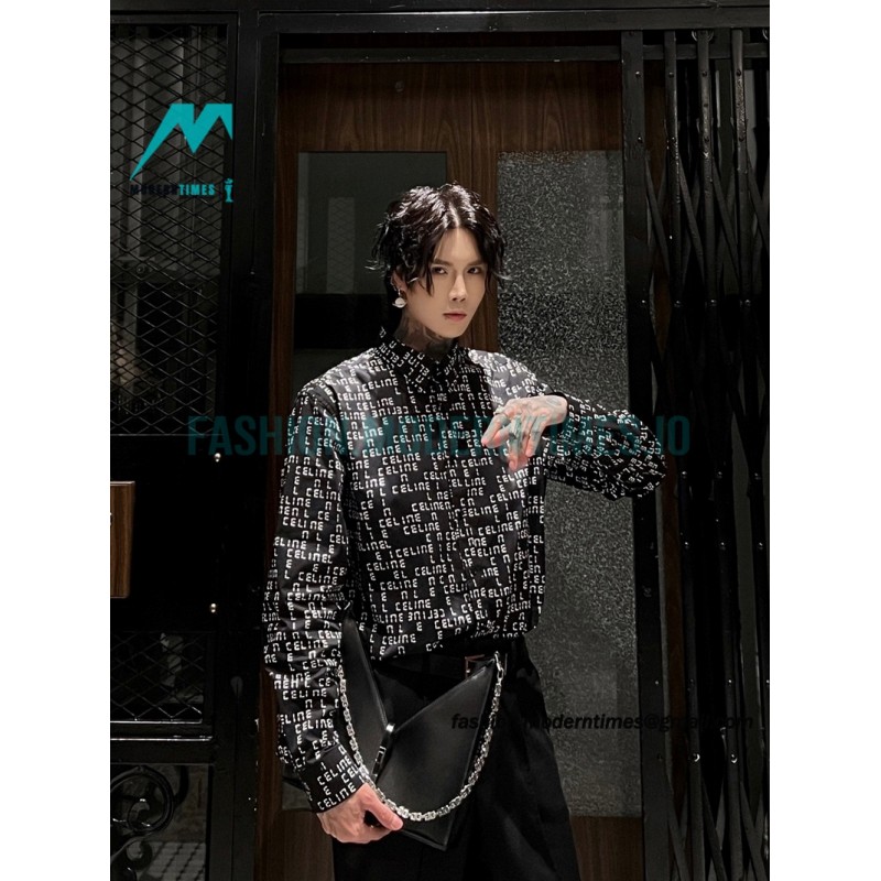 Celine - 23FW Full Logo Shirt