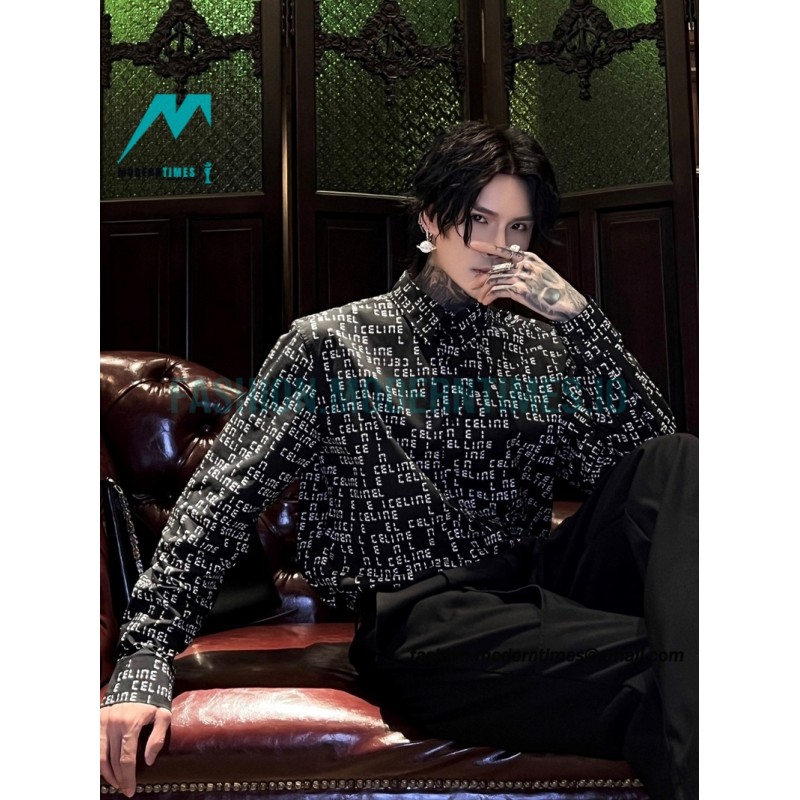 Celine - 23FW Full Logo Shirt