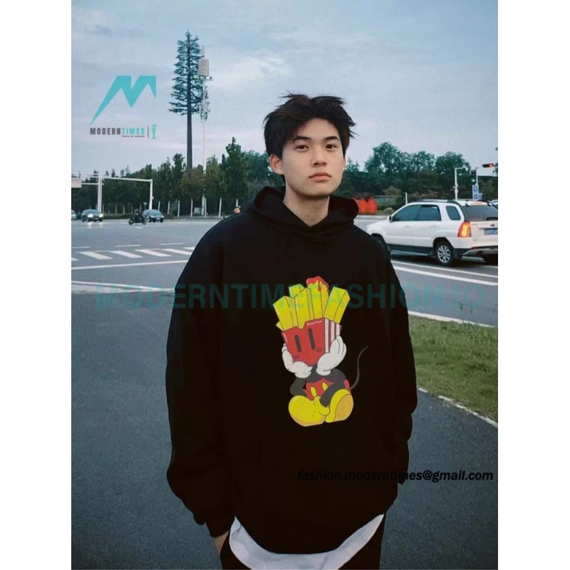 Drew House - American Fries Cartoon Made Old Hoodie