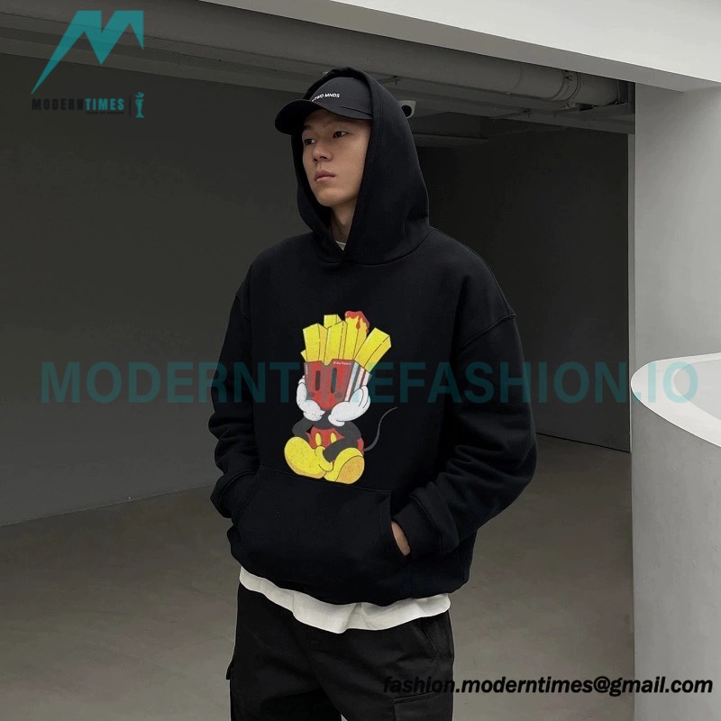 Drew House - American Fries Cartoon Made Old Hoodie