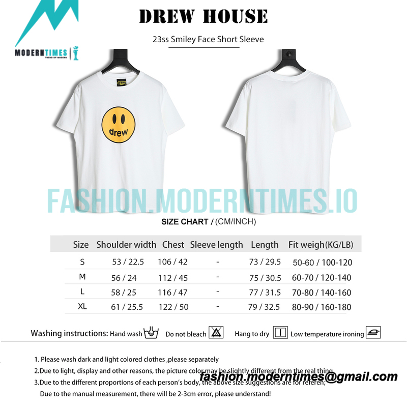 Drew House - 23ss Smiley Face Short Sleeve