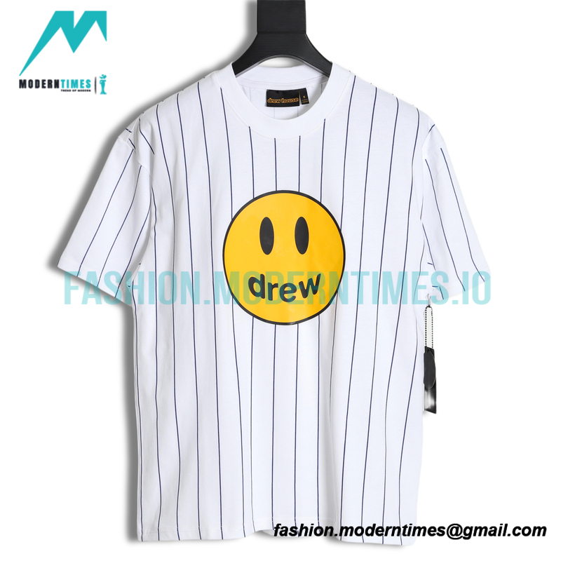 Drew House - Smiley Face Floral Bear Print Round Neck Short Sleeve