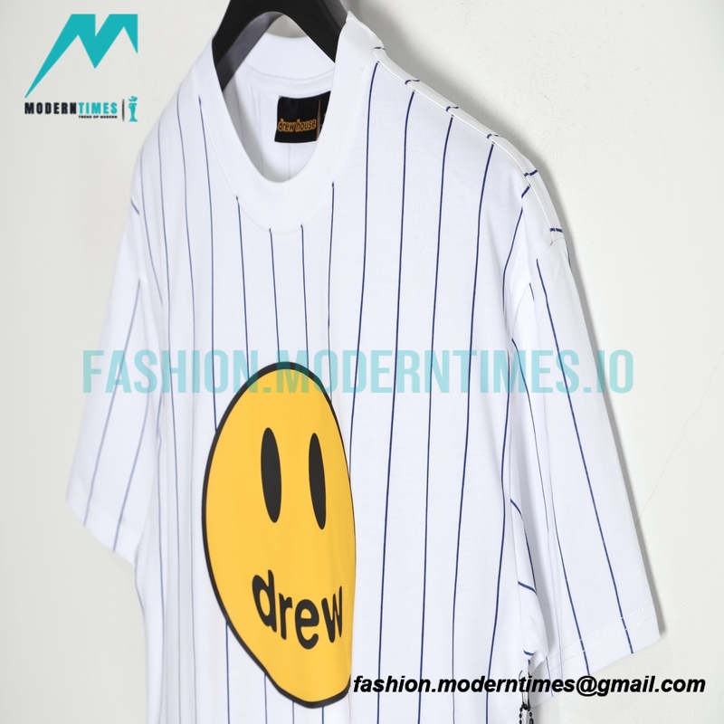 Drew House - Smiley Face Floral Bear Print Round Neck Short Sleeve
