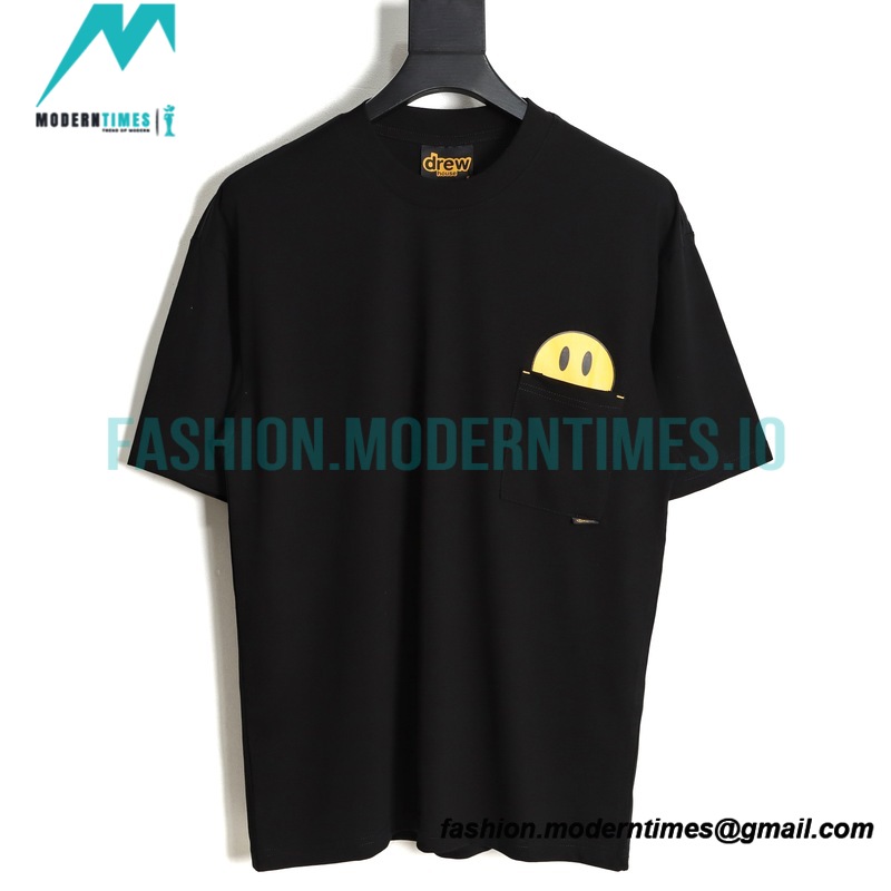 Drew House - Smiley Face Printed Short-sleeved T-shirt