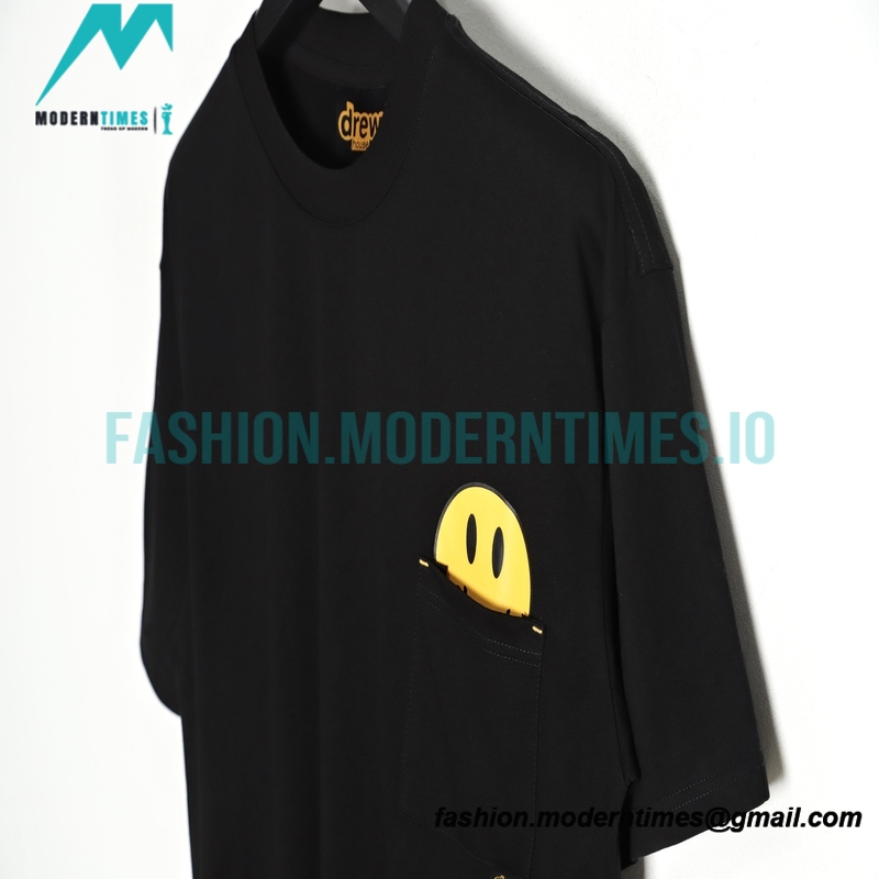 Drew House - Smiley Face Printed Short-sleeved T-shirt