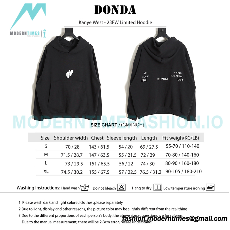 Donda - Kanye West 23FW Limited Hoodie