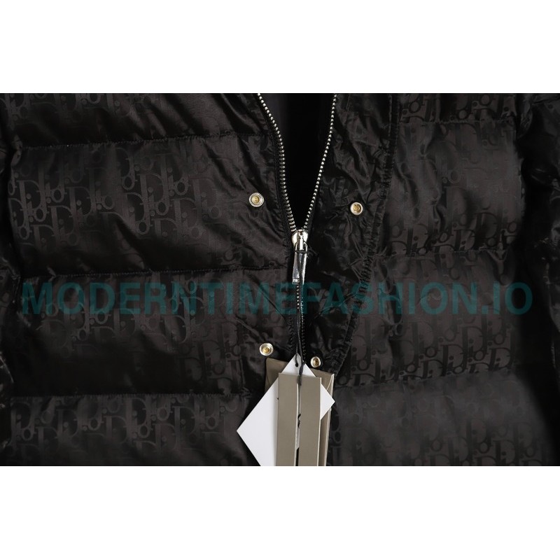 Dior - 20FW Full Print Dark Print Presbyte Lapel Down Jacket