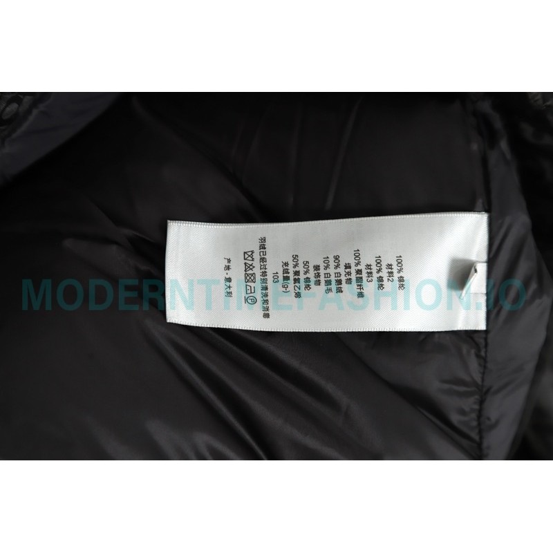 Dior - 20FW Full Print Dark Print Presbyte Lapel Down Jacket