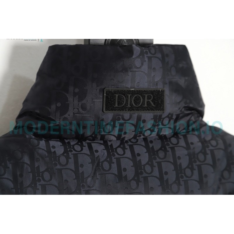 Dior - 20FW Full Print Dark Print Presbyte Down Vest