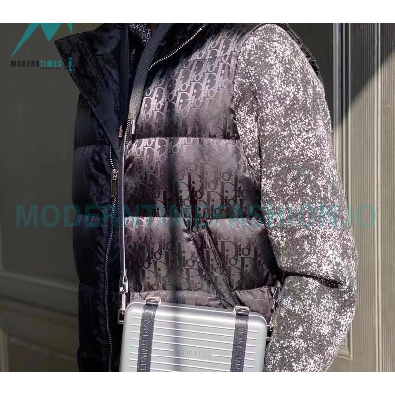 Dior - 20FW Full Print Dark Print Presbyte Down Vest