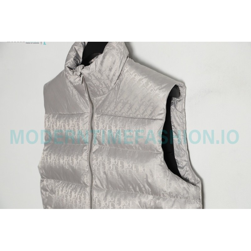 Dior - 20FW Full Print Dark Print Presbyte Down Vest