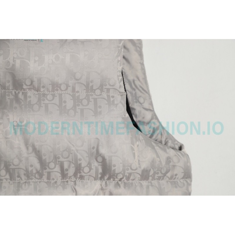 Dior - 20FW Full Print Dark Print Presbyte Down Vest