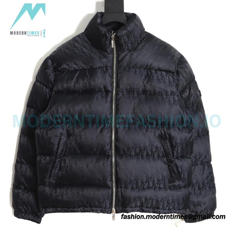 Dior - 20FW Full Print Dark Print Presbyte Down Jacket