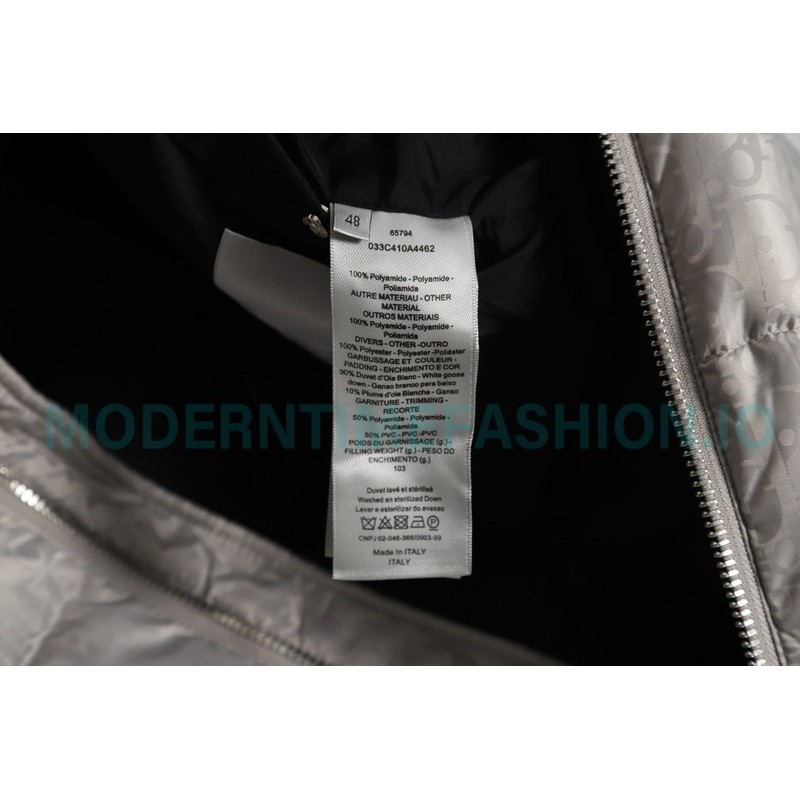Dior - 20FW Full Print Dark Print Presbyte Down Jacket