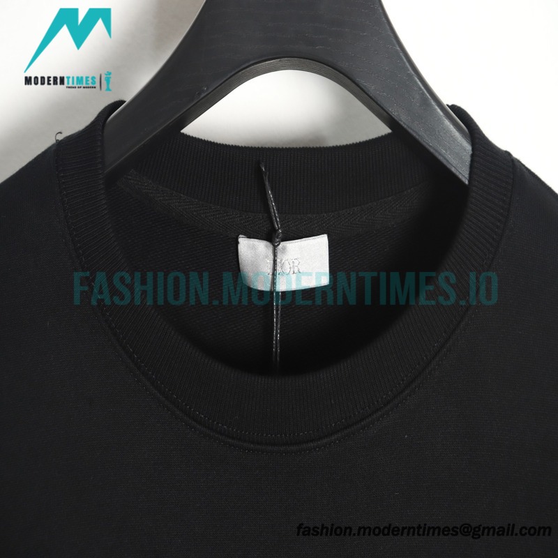 Dior - 23ss Ink Painting Cotton Round Neck Hoodie