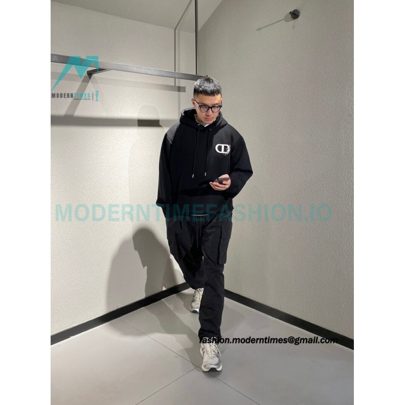 Dior - 23FW CD Floral Embroidery Air Cotton Hoodie