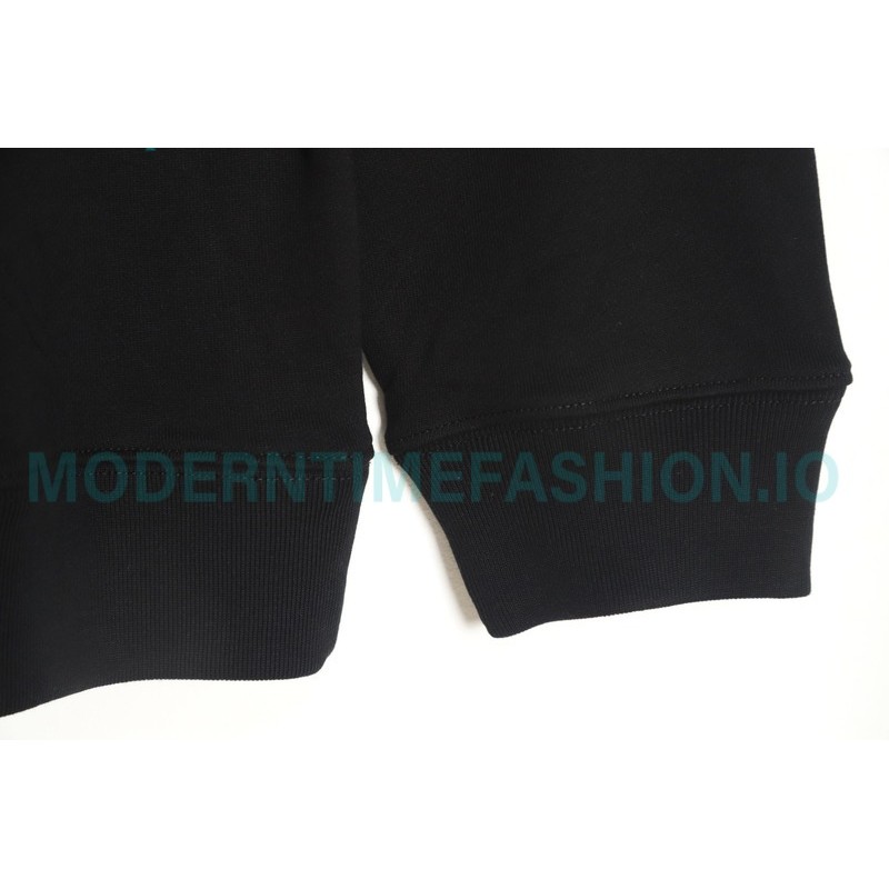 Dior - Erl Embroidered Floral Letter Cotton Hoodie