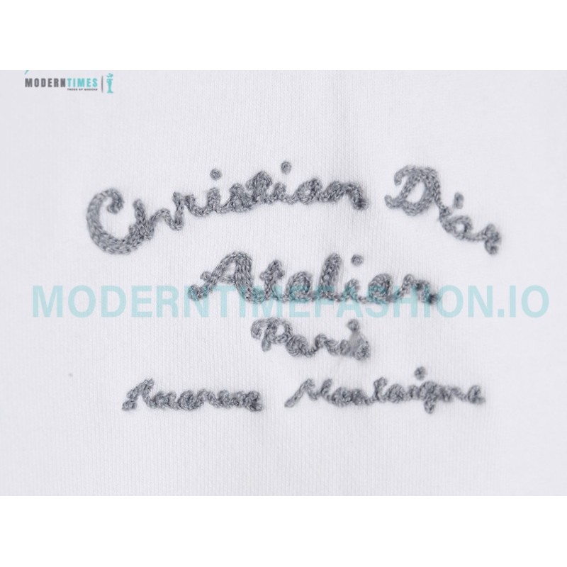 Dior - Back Embroidered Crewneck Hoodie 
