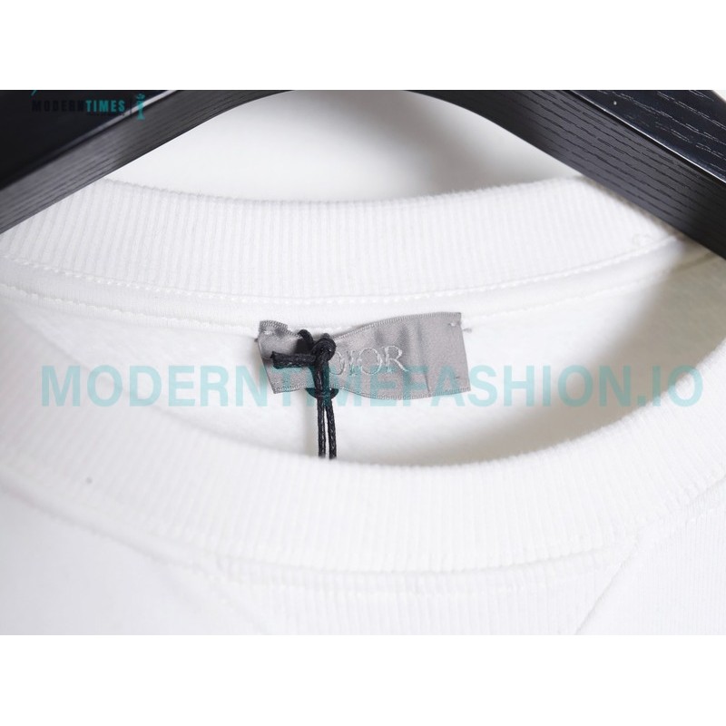 Dior - Back Embroidered Crewneck Hoodie 