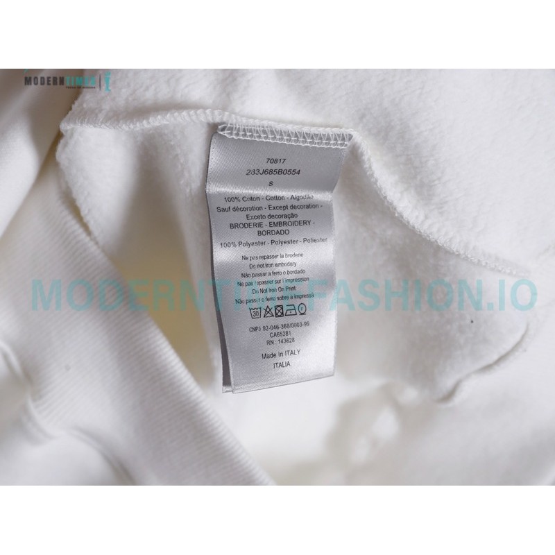 Dior - Back Embroidered Crewneck Hoodie 