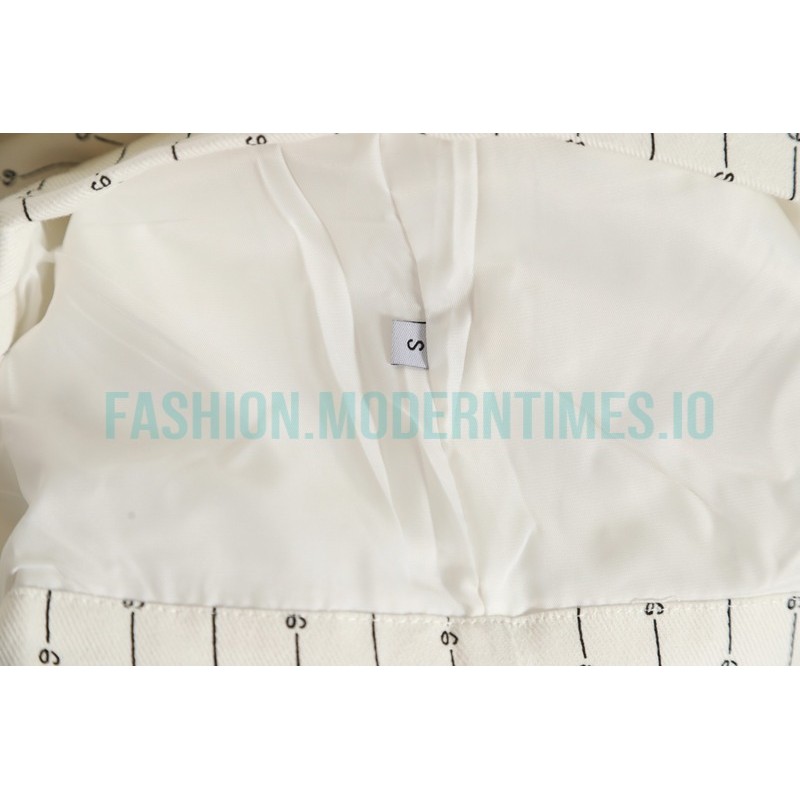 Dior - 22FW Striped Jacket Covered With Hearts