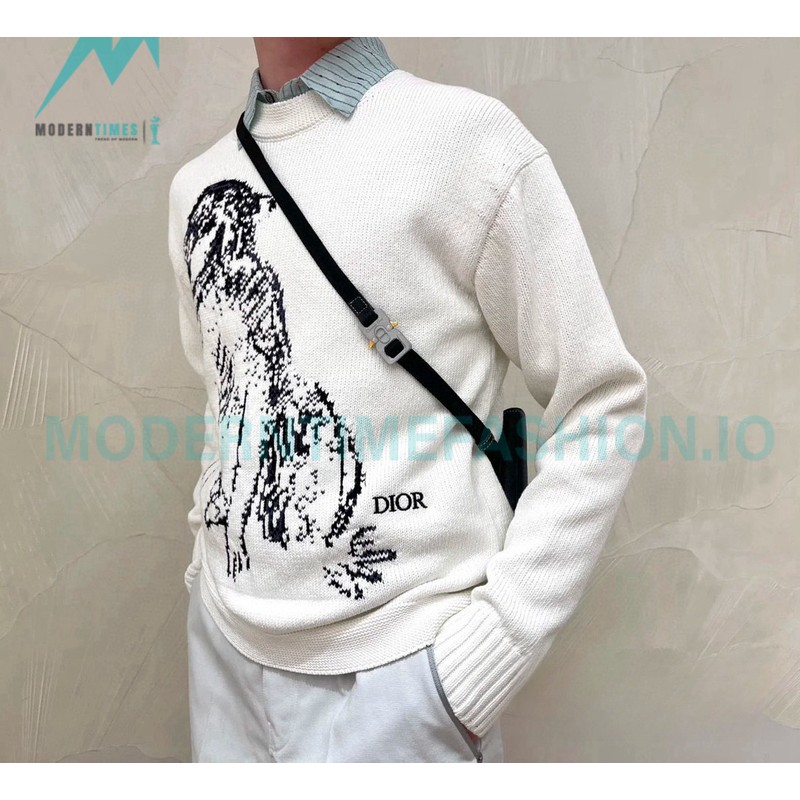 Dior - 23FW Sketch Puppy Crewneck Sweater