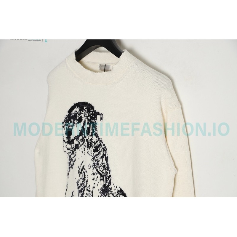Dior - 23FW Sketch Puppy Crewneck Sweater